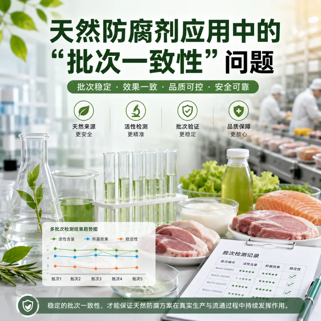 天然防腐剂应用中的“批次一致性”问题