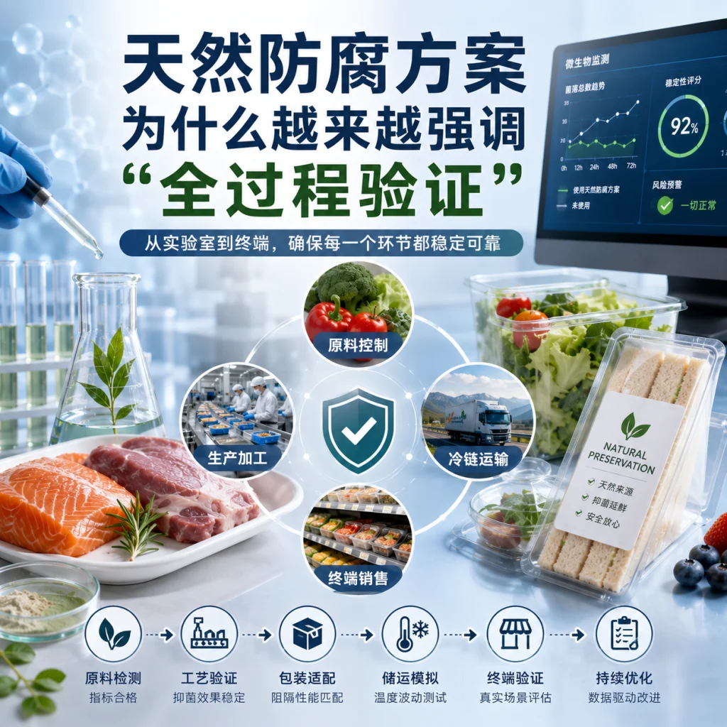 天然防腐为什么越来越强调全过程验证