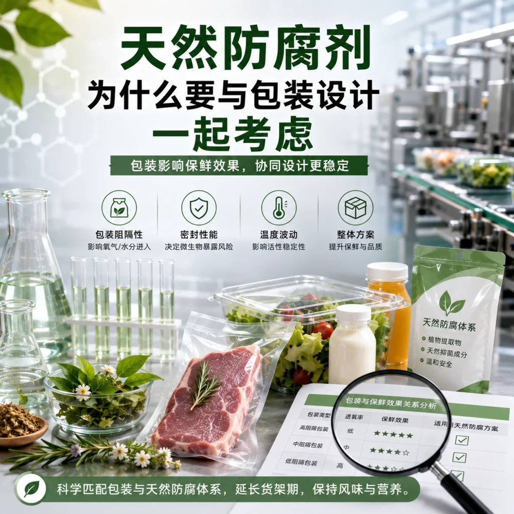 天然防腐剂为什么要与包装设计一起考虑