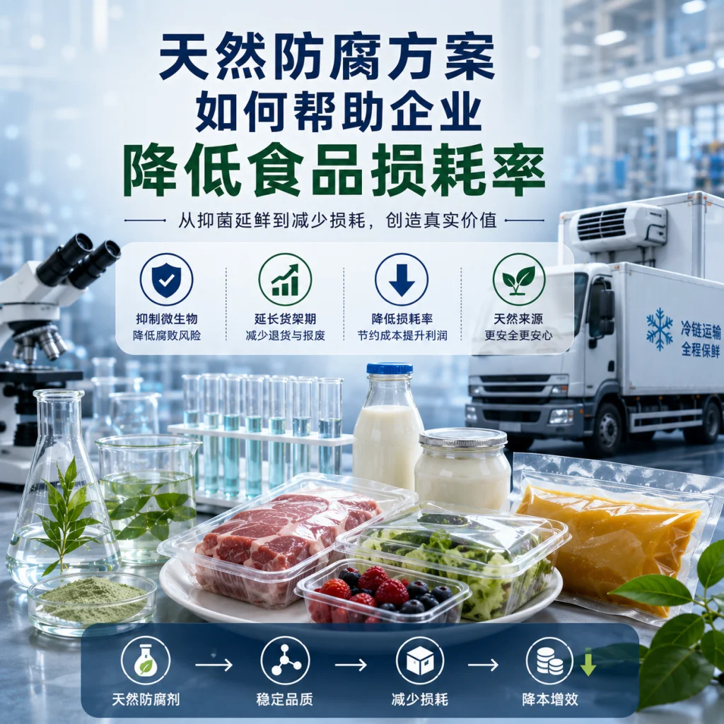 天然防腐方案如何帮助企业降低食品损耗率