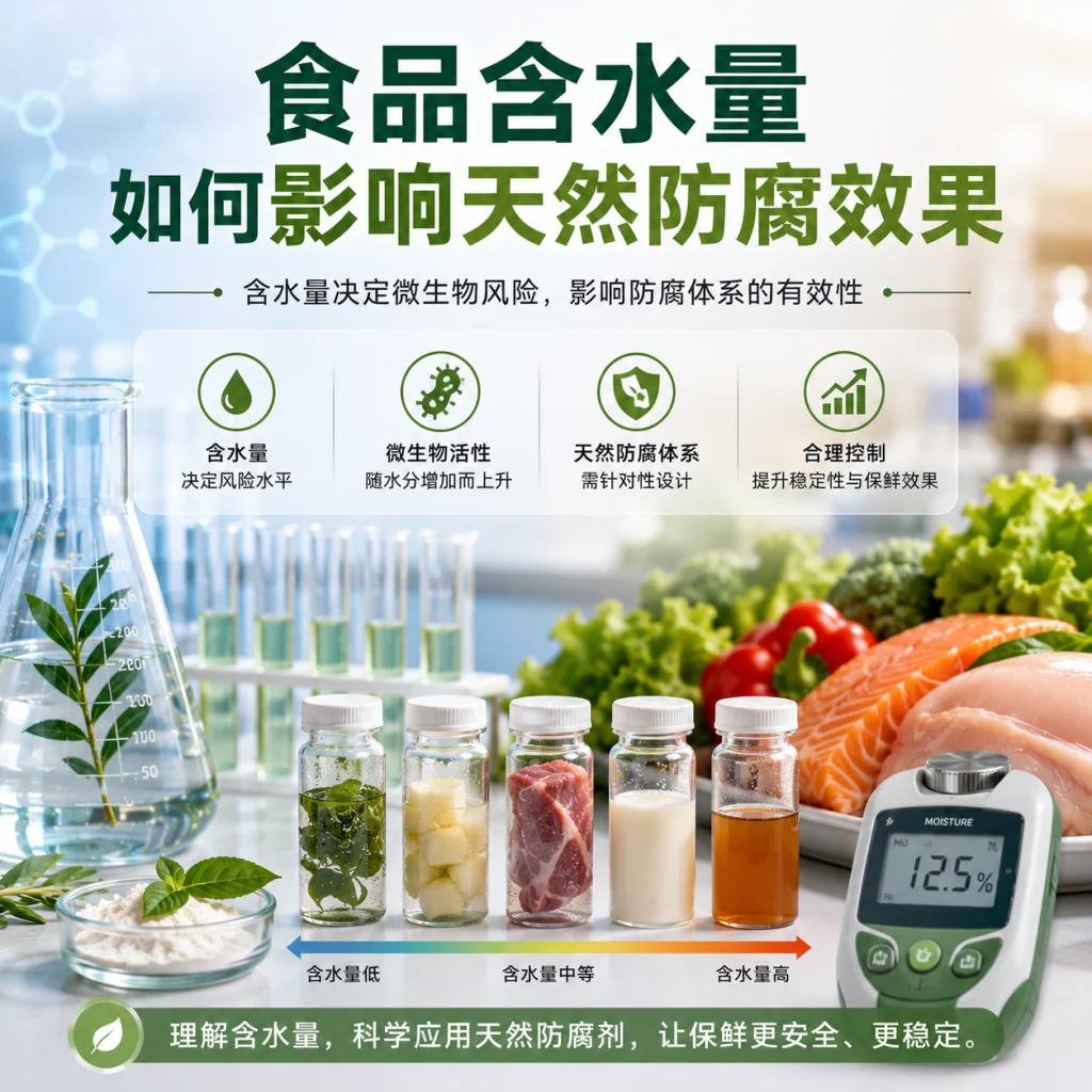 食品含水量如何影响天然防腐效果