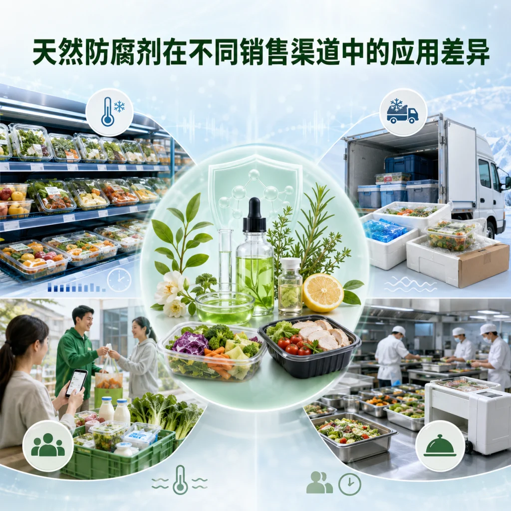 天然防腐剂在不同销售渠道中的应用差异