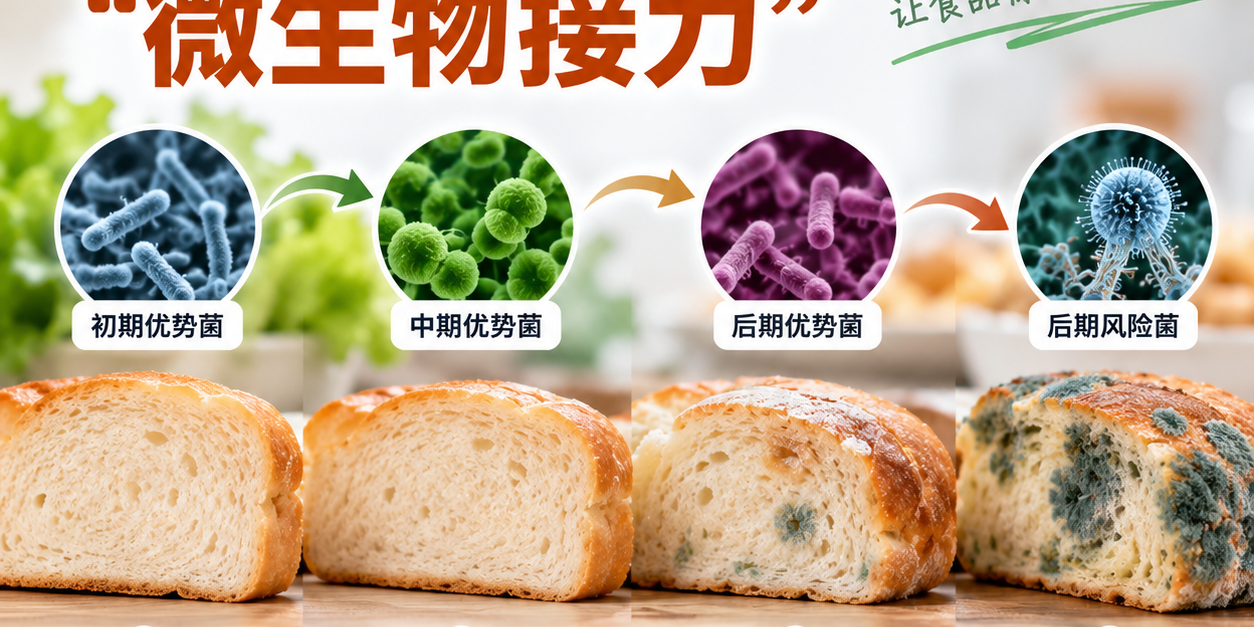 天然保鲜剂与微生物接力演替